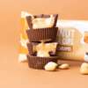 Praline Bio cu Unt de Arahide si Caramel Sarat Vegane Naughty Nuts 3 x 13 g