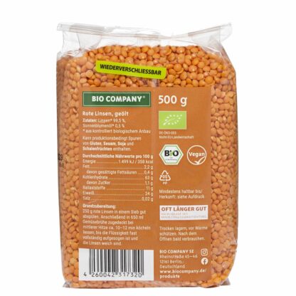 Linte Rosie Bio Bio Company 500 g