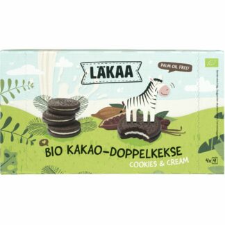 Biscuiti Bio cu Crema si Cacao Lakaa 176 g