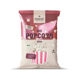 Floricele de Porumb Bio Dulci pentru Cuptor cu Microunde Heimatgut 90 g