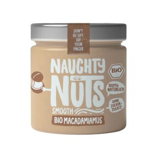 Unt de Macadamia Bio Naughty Nuts 200 g