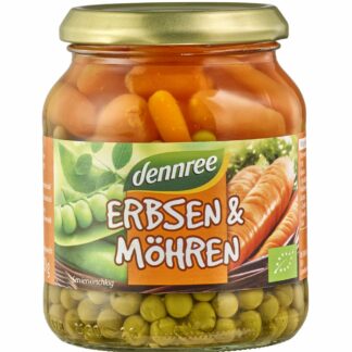 Mazare si Morcovi Bio Borcan Dennree 350 g