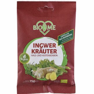 Bio Bomboane cu Ghimbir BIO loves Me 75 g