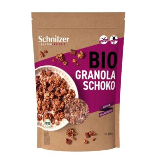 Granola Bio cu Ciocolata Vegana Fara Gluten Schnitzer 325 g