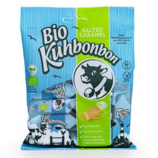 Caramele Bio cu Caramel Sarat 120 g