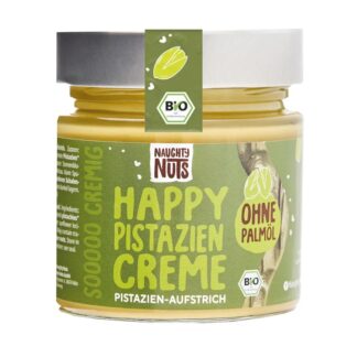Crema Bio Vegana de Fistic Happy Pistachio Naughty Nuts 250 g