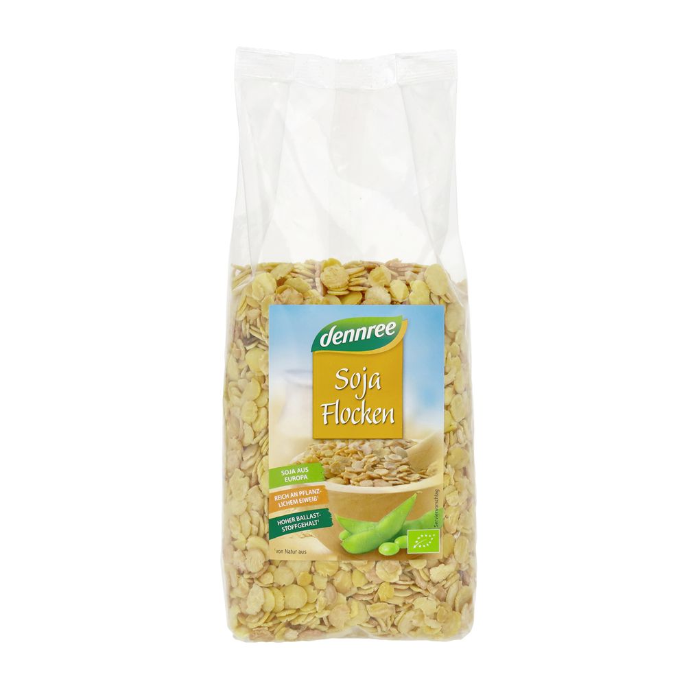 Fulgi de Soia Bio Dennree 500 g