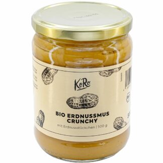 Unt de Arahide Bio Crumchy Koro 500 g