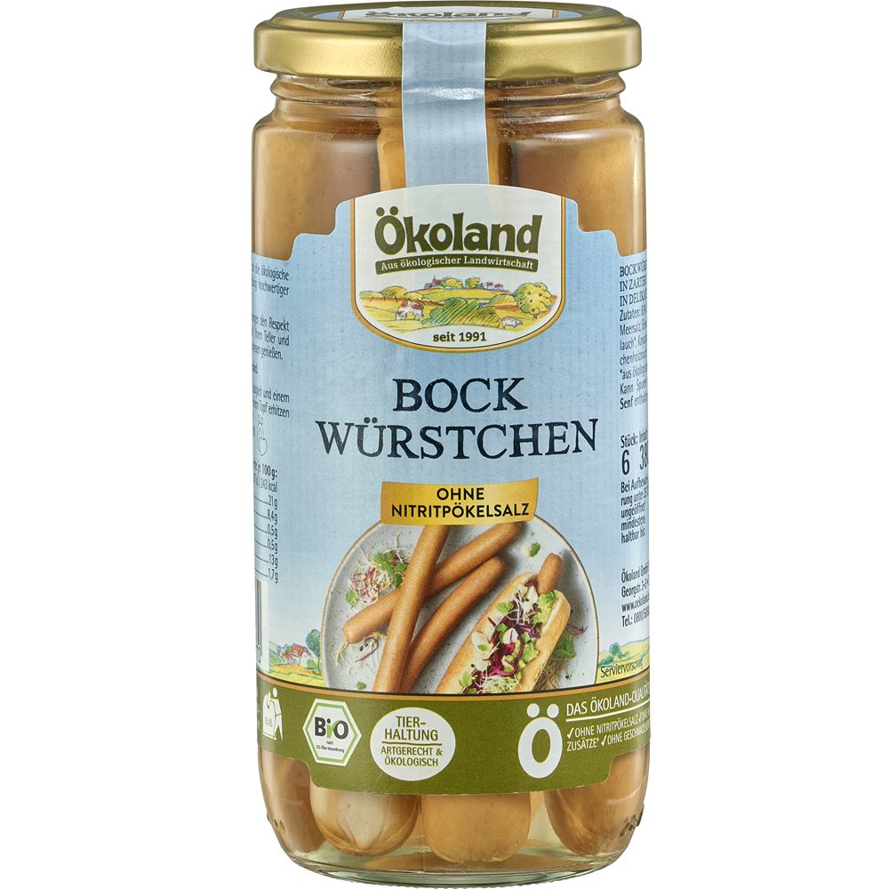 Crenvursti de Porc Bio in Membrana Naturala Borcan Okoland 380 g Crenvursti de Porc Bio in Membrana Naturala Borcan Okoland 380 g