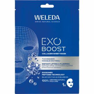 Masca Faciala cu Colagen sii Gentiana Albastra Exo Boost Weleda 20 ml