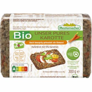Paine Bio din Seminte Fara Faina cu Morcovi Mestemacher 300 g