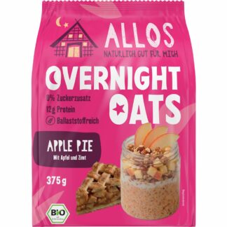 Mix Bio Overnight Oat Apple Pie Allos 375 g