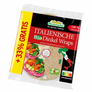 Wrap Bio Vegan din Spelta Mestemacher 300 g